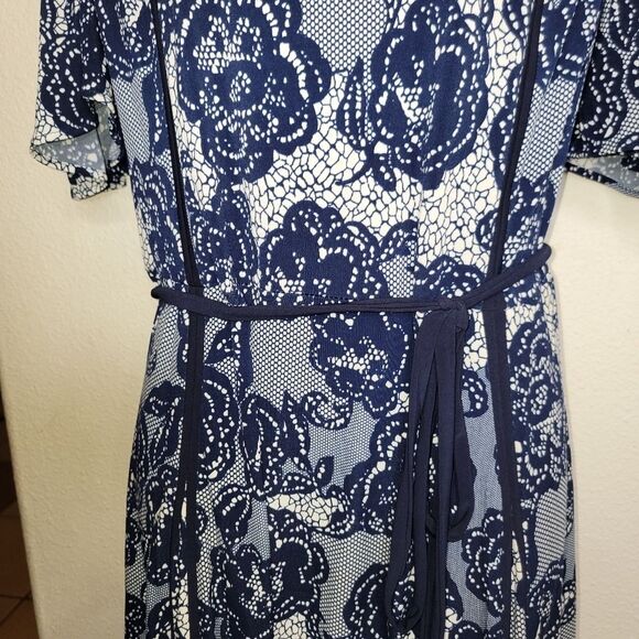 DB Established Stretch Jersey cold shoulder dress size 20 - Picture 3 of 7